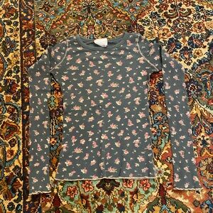 Romeo & Juliet Couture Floral Knit Top